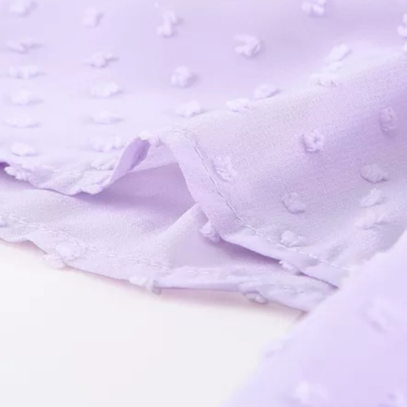 1 Small left❣New boutique swiss dot flutter sleeve top - Picture 7 of 12